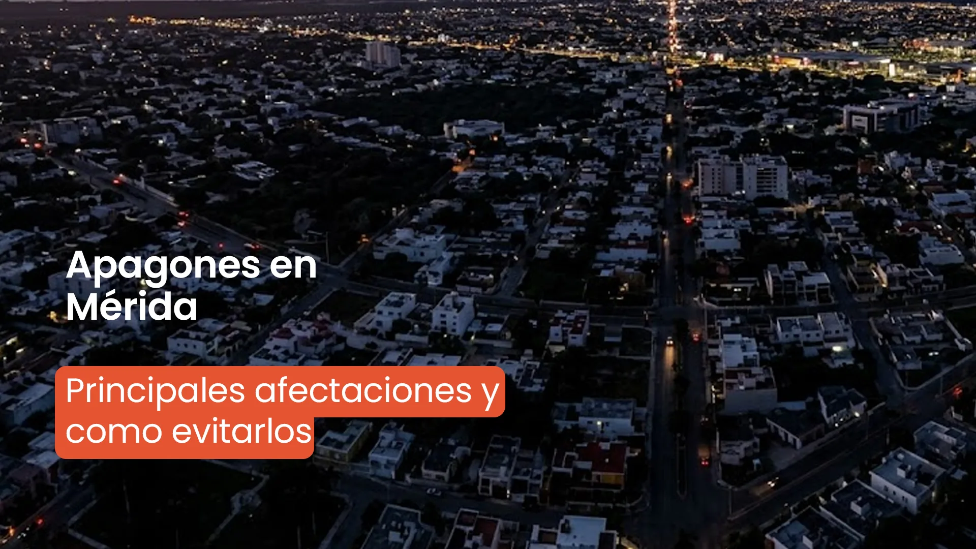 Header blog Apagones en Mérida